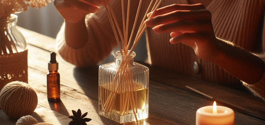 Making a reed diffuser