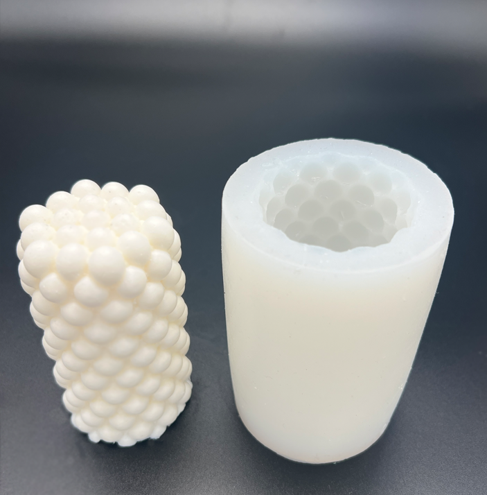 Bubble Cylinder Pillar Candle Mould