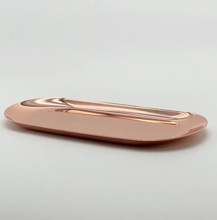 Candle Care Tray - Rose Gold