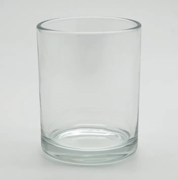 Medium Clear Jar Flat base