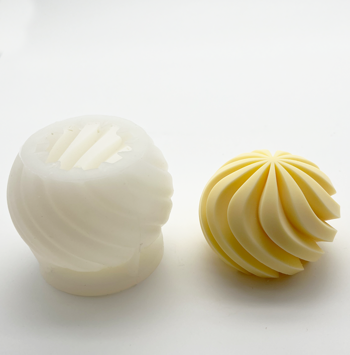 Spiral Ball Wave Silicone Mould 2