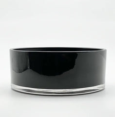 Ultra Large Black - Clear Base Bowl -flat