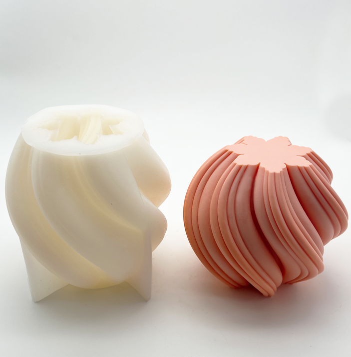 Ultra Large Wave Sphere Silicone Candle Mould second