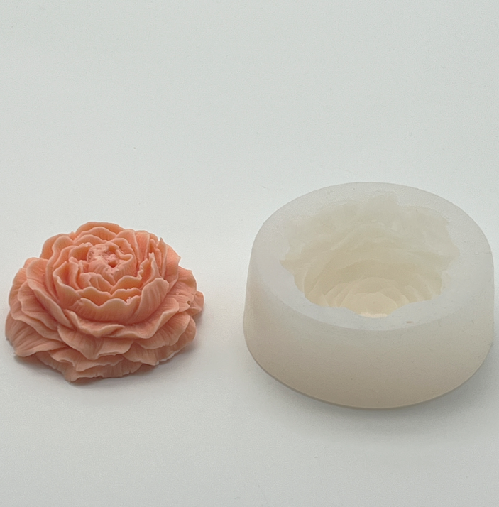 Large Rose Mould Style 2 Candle Mould