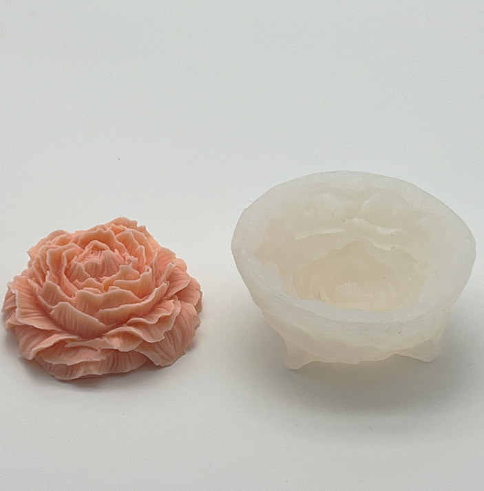 Large Rose Candle Mould