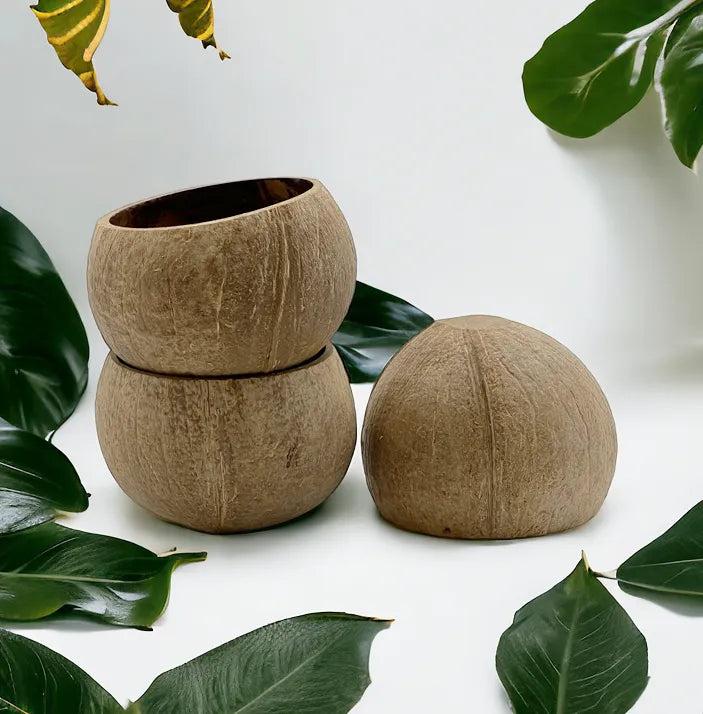 side Coconut Candle Container - bg